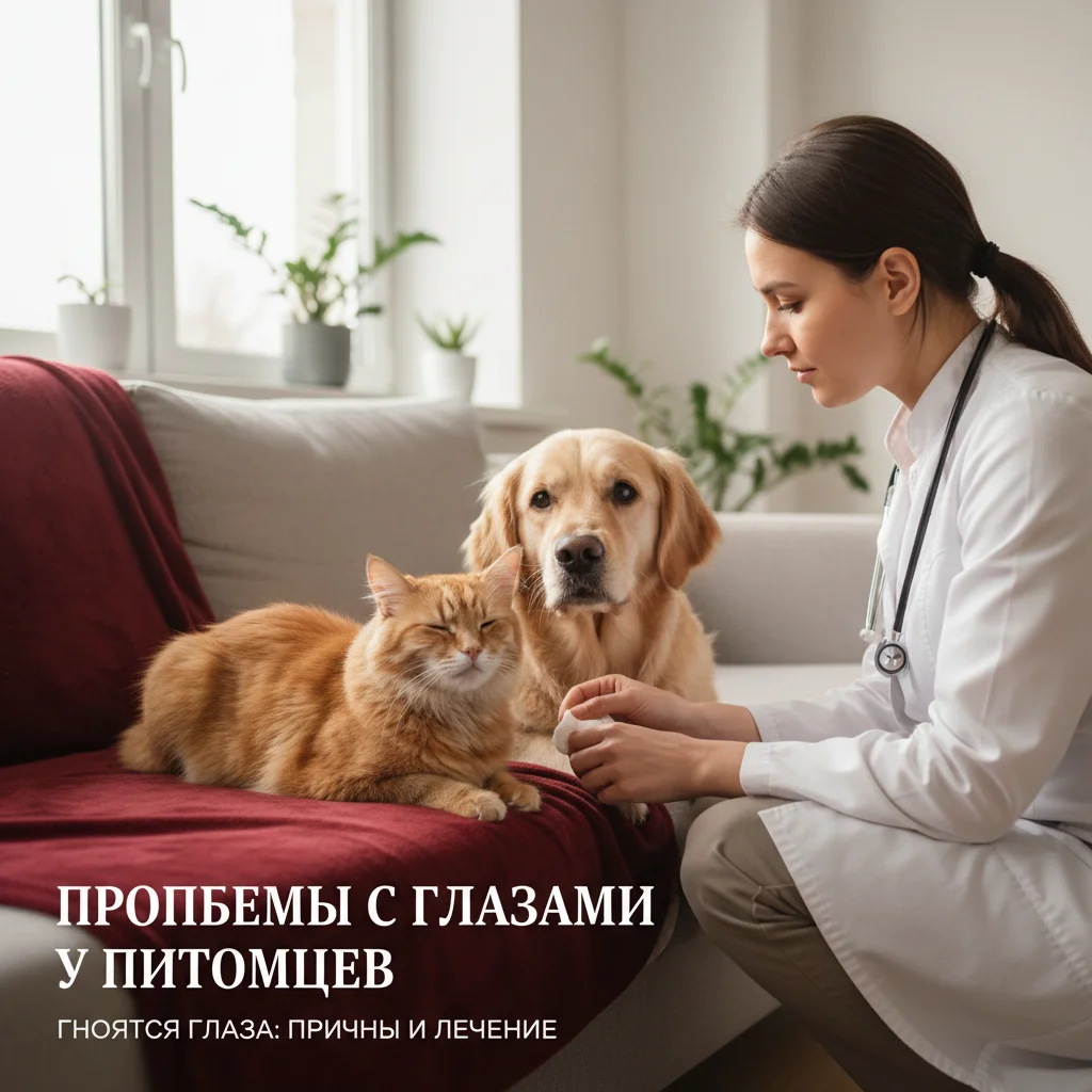 Гноятся глаза у кошки — причины и что делать. Гной из глаз у собаки